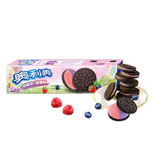 Vente en gros <span class=keywords><strong>Biscuit</strong></span> Oreo 97g collation exotique délicieux <span class=keywords><strong>biscuit</strong></span> au chocolat pêche <span class=keywords><strong>raisin</strong></span> myrtille saveur framboise <span class=keywords><strong>Biscuit</strong></span> Biscuits Oreo - Product Image 4