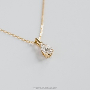 Collar con Colgante de Diamante Cultivado en Laboratorio de 1 Quilate, Oro de 18 Quilates, Diseño Delicado Personalizado de Yu Ying, Certificado IGI, Diamante HPHT/CVD, Joyería Fina - Product Image 1