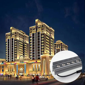 Lumières d'éclairage de bâtiment Pixel Bar faces éclairage Led façade lumière linéaire lèche-mur IP65 aluminium DMX512/SPI Juxuanled - Product Image 1