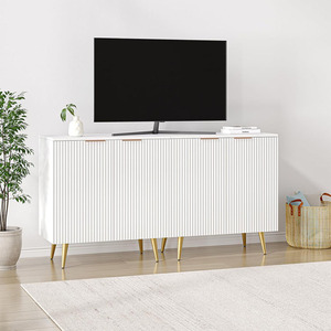 Table console en bois multifonctionnelle Credenza Accent Cabinet Sideboard avec finition peinte à la bombe pour <span class=keywords><strong>buffet</strong></span> ou rangement à la maison - Product Image 2