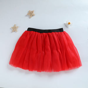 Jupe <span class=keywords><strong>Tutu</strong></span> de Ballet <span class=keywords><strong>pour</strong></span> Fille, Robe Noire <span class=keywords><strong>Pas</strong></span> Chère <span class=keywords><strong>pour</strong></span> Enfants, Couleur Unie, 3 Couches de <span class=keywords><strong>Tulle</strong></span>, Style Princesse - Product Image 6
