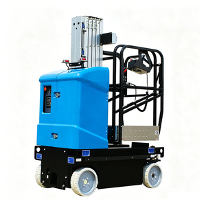Plateforme élévatrice verticale pour personnel, 7,5 m, 125 kg, alimentation CA, pour le nettoyage des bibliothèques - Product Image 2