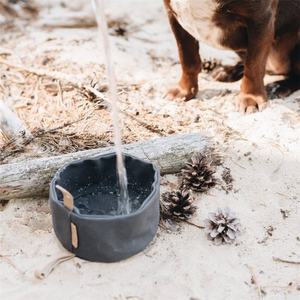 Ciotole per animali domestici ecologiche all'ingrosso pieghevole impermeabile ciotola per cani pieghevole portatile pieghevole da viaggio ciotola per acqua per cani - Product Image 5