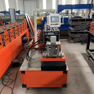 Steel Frame V Purlin Roll <b>Forming</b> Machine Full Automatic Changeable V-groove Color Steel <b>Forming</b> Machine - Product Image 3