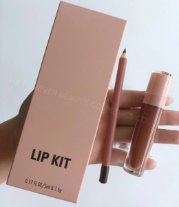 Ensemble de gloss à lèvres liquide hydratant à la vitamine E, vegan, couleur nude, haute pigmentation, crayon à lèvres mat longue tenue, kit de maquillage nourrissant pour les lèvres - Product Image 4