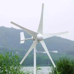 Générateur éolien horizontal hors réseau de 1500 W adapté à un usage domestique, 12 V/24 V/48 V, avec contrôleur MPPT - Product Image 4