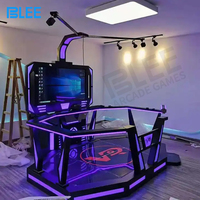 2.5 mètres 9d vue à 360 degrés Vr simulateur de tapis roulant Machine de jeu de tir Machine de jeu de réalité virtuelle