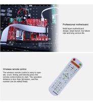 Tableau d'affichage numérique électronique LED portable et rechargeable Ganxin en stock avec télécommande pour les matchs de basketball, de cornhole et de padel