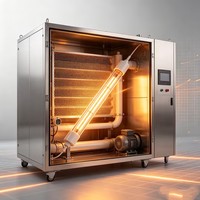 Lampe chauffante infrarouge halogène à quartz pour four de séchage industriel, équipement de chauffage, système de séchage rapide