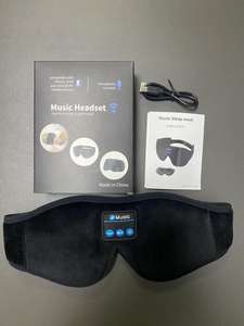 Auriculares 2026 más recientes con antifaz 3D lavable para dormir, auriculares inalámbricos Bluetooth 5.3 para música, máscara ocular. - Product Image 5