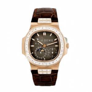 Reloj Mecánico de Calendario Perpetuo Ultrafino de 40 mm, 2025 5711 ETA 324, Acero Inoxidable en Oro Rosa, Reserva de Energía, Cristal de Zafiro - Product Image 1