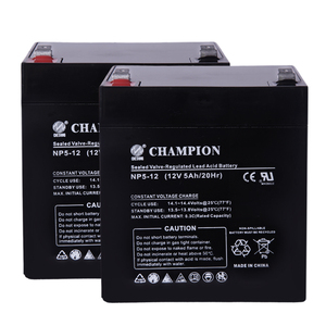 Baterías de Plomo-Ácido VRLA AGM de <span class=keywords><strong>6V</strong></span> 12V de Reemplazo Rápido OEM/OM, Caja de Cartón Negra, Fuente de Alimentación Ce, Plástico ABS, 12v <span class=keywords><strong>5ah</strong></span> - Product Image 6