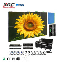 Panneau d'affichage LED P3.91 léger pour location, mur vidéo 4K HDR, assemblage sans outil, garantie 2 ans, stand d'exposition pour salon automobile