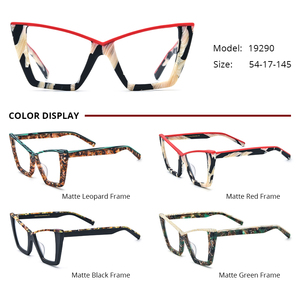 Borregls colorato acetato <span class=keywords><strong>occhiali</strong></span> da donna Design di marca 2025 grandi occhi di gatto <span class=keywords><strong>occhiali</strong></span> da vista per <span class=keywords><strong>occhiali</strong></span> da 19290 - Product Image 6
