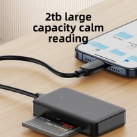 Nuevo multifuncional USB 3,0 tipo C 4 en 1 SD TF CF MS adaptador de tarjeta Flash compacta para PC portátil lector de tarjetas inteligentes de memoria de 5Gbps