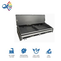 Flight case en contreplaqué et aluminium personnalisé pour équipement de protection, pour console DMX, Command Wing et Fader Wing