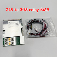Solution de relais Ant BMS Smart Bluetooth 21S à 30S 8S - 20S Carte de protection de batterie au lithium 400A 500A 48V 72V 96V 126V avec équilibrage