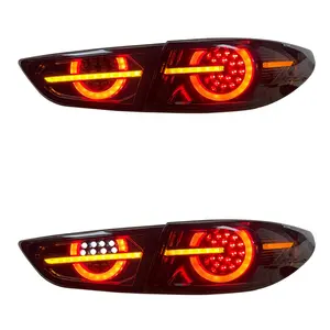 用于马自达3 AXELA尾灯的尾灯LED改装前保险杠灯2019 2020汽车配件车身套件车辆零件