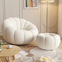 Fauteuil de salon individuel en tissu, confortable, style moderne et luxueux, fabriqué sur mesure par l'usine de Foshan