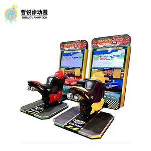 42 pollici TT attack moto dinamico grande due persone simulatore di gioco per adulti macchina per videogiochi città - Product Image 1