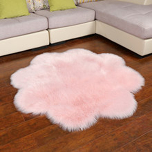 Tapis en Laine Artificielle Tapis en <span class=keywords><strong>Fausse</strong></span> <span class=keywords><strong>Fourrure</strong></span> à Cheveux Longs Tapis en <span class=keywords><strong>Fausse</strong></span> <span class=keywords><strong>Fourrure</strong></span> pour Côté Canapé - Product Image 4