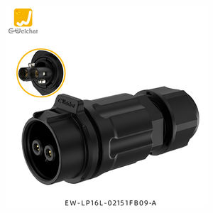 LP16 Poder Função 2 Pin Plástico Fiação Parafuso Aviação <span class=keywords><strong>Plug</strong></span> Conector Polo Travando Parafuso Tipo IP68 Conector Impermeável - Product Image 2