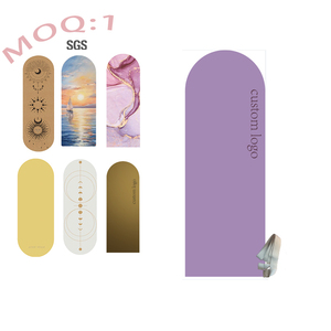 Logotipo personalizado de caucho natural Pu <span class=keywords><strong>Yoga</strong></span> <span class=keywords><strong>Pro</strong></span> <span class=keywords><strong>Mat</strong></span> Oval plegable antideslizante Pilates <span class=keywords><strong>Mat</strong></span> para las mujeres - Product Image 5