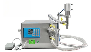 Single Head 23L Semi Automatic Quantitative Filling Machine 30ML-5000ML Electric Magnetic <b>Pump</b> Liquid Filling Machine - Product Image 2