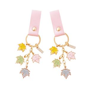 Porte-clés en alliage de zinc personnalisé, design mignon en forme de feuille ou d'animal, ornement souvenir en métal, cadeau - Product Image 3