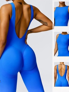 Mono Deportivo de Yoga de Una Pieza, Ajustado y de Alta Elasticidad, con Espalda en U, para Mujer, de Nailon y <span class=keywords><strong>Spandex</strong></span>, Transpirable - Product Image 2
