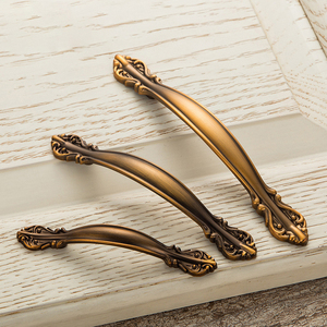 Manopola moderna in ceramica Color Bronzi manici per mobili in porcellana pomelli in lega di zinco cassetti da cucina - Product Image 3