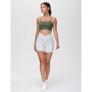 Sujetador deportivo largo ajustable para mujer, cuello redondo, acolchado, sin aros, para entrenamiento y yoga - Product Image 5