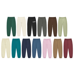Pantalones Deportivos para Hombre, Planos, de Secado Rápido, de Poliéster/Algodón, Cintura Media, Corte Recto, 350g, Microetiqueta Personalizable 2026 - Product Image 1