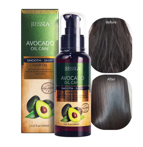 Sérum naturel à l'huile d'avocat 100 ml pour la réparation des cheveux secs et abîmés - Product Image 1