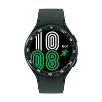 Anneau de lunette en métal de luxe pour Samsung Galaxy Watch 6/5/4 40mm 44mm anneau de lunette en aluminium adhésif