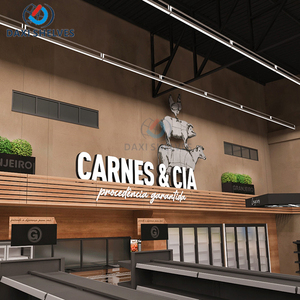 Exhibidor de Publicidad para <span class=keywords><strong>Supermercado</strong></span> Anaqueles Metálicos Estantería de <span class=keywords><strong>Supermercado</strong></span> Góndolas para Supermercados - Product Image 4