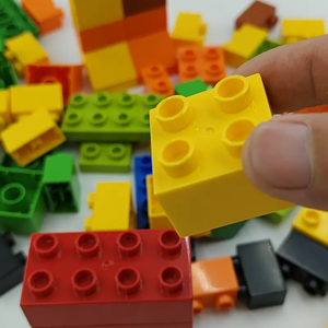 おもちゃビルディングブロック,ビッグサイズ厚手レンガカラフル対応プレートアセンブリ子供用 - Product Image 5