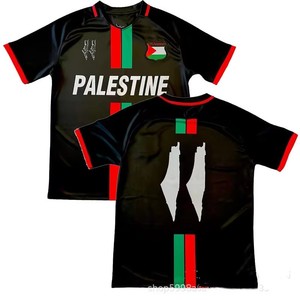 Nuova T-Shirt da Uomo Popolare Fashion per la Palestina, Maglia Free Palestine in Tessuto Sublimato di Alta Qualità, Leggera e a Vestibilità Ampia - Product Image 2