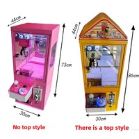 Kit DIY de machine à griffes en métal avec joystick LED d'arcade, bouton et accepteur de pièces, ensemble de portique de 28 cm