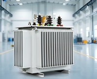 Transformateur de puissance triphasé immergé dans l'huile 15 kV/25 kV 33/0,4 kV 315 kVA 50/60 Hz à trois enroulements bobine ronde S11-M-315/10