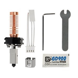 Kit d'embout chauffant en céramique Lin'ao 3D Flashforge AD5M, buse de 10 mm, longueur de 63,6 mm, accessoire d'imprimante 3D - Product Image 2