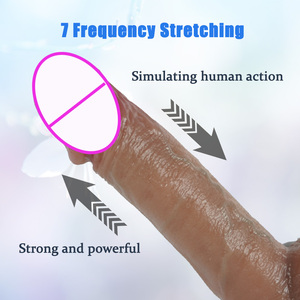 7-Gang-Vibrator Großer <span class=keywords><strong>Dildo</strong></span> zur Sexuellen Masturbation mit Heizfunktion, Realistischer <span class=keywords><strong>Penis</strong></span> aus Flüssigsilikon, Vibrationsdildo für Frauen als Sexspielzeug - Product Image 3