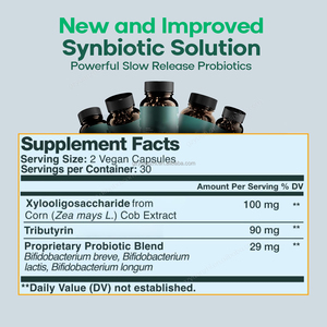 निजी लेबल 3 में 1 आंत स्वास्थ्य पूरक के लिए प्रोबायोटिक्स स्वास्थ्य कैप्सूल बहु एंजाइम - Product Image 5