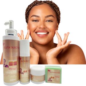 Private Label Même le teint de la peau élimine les taches sombres jeune terminal lumineux blanchissant <span class=keywords><strong>Gluta</strong></span> ensemble de soins de la peau - Product Image 3