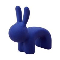 Canapé-lit enfant créatif en forme de lapin elfe de dessin animé, tabouret animalier original pour salon et hôtel