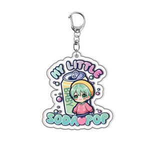 Porte-clés étanche K-Demon Hunters avec mousqueton, motif Rumi Mira <span class=keywords><strong>Zoe</strong></span>, en acrylique, accessoire sur le thème de l'anime - Product Image 3