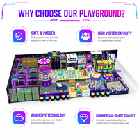 Équipement de terrain de jeu intérieur commercial pour enfants, centre d'activités et centre de divertissement familial