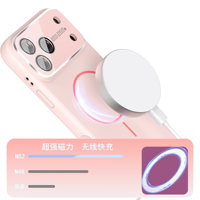 Nouvelle Arrivée Coque de Protection d'Appareil Photo en Silicone Magnétique avec Chargement Sans Fil pour iPhone 17 Air Pro Max 16 Plus 15 14 13 12