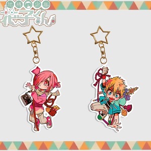 Porte-clés en acrylique Anime Toilet-bound <span class=keywords><strong>Hanako</strong></span>-<span class=keywords><strong>kun</strong></span>, pendentif pour sac à dos, accessoires de cosplay, décorations, cadeau - Product Image 3