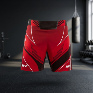 Shorts de combat MMA pour hommes de qualité supérieure, couleur personnalisée, broderie, impression sublimée, respirant, séchage rapide, taille élastique - Product Image 3